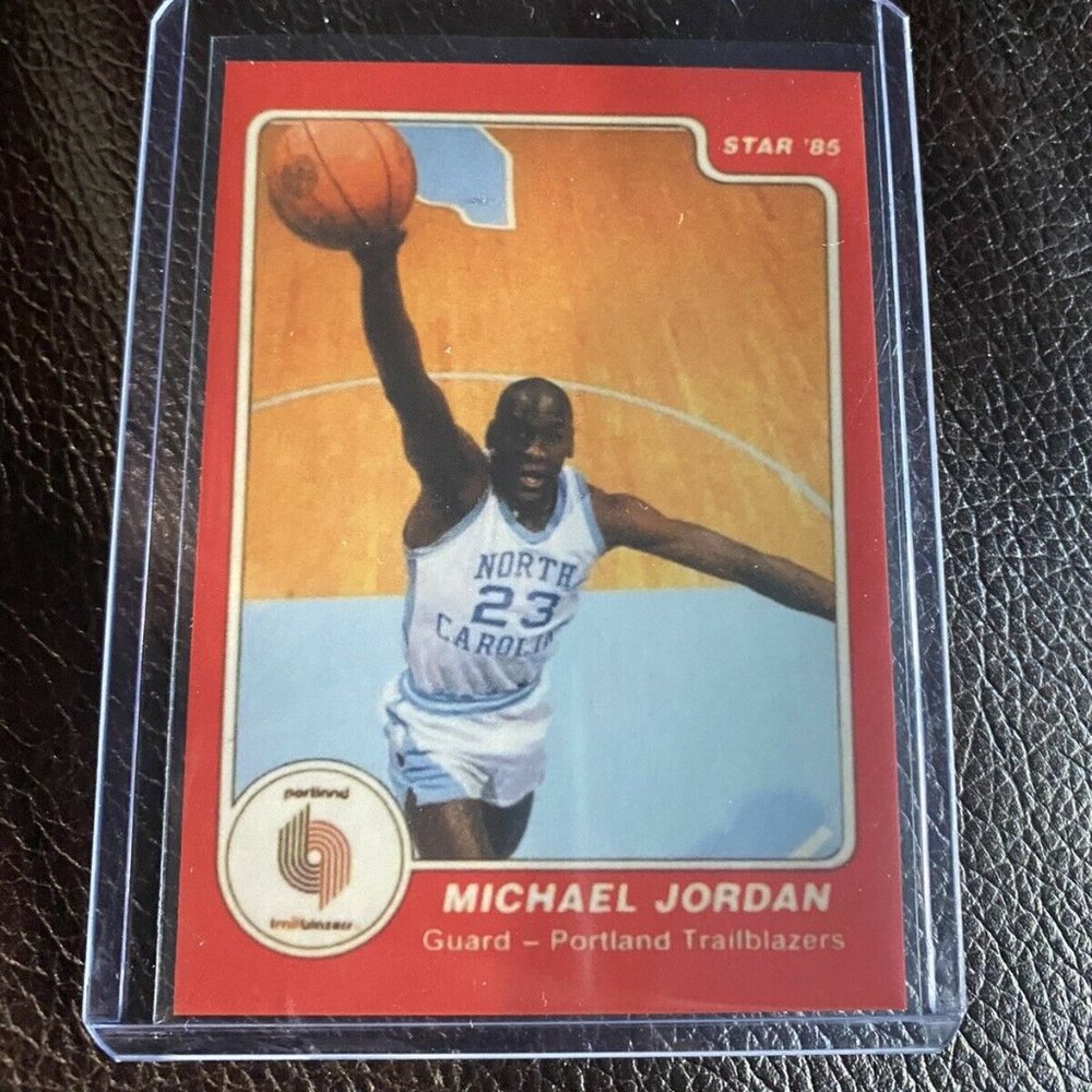 Rare Michael Jordan 1985 Star Company Error Rookie Promo Card Chicago Bulls